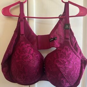 torrid Berry Lace Underwire Bra - Deep Raspberry